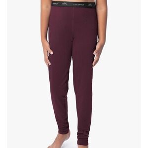 ColdPruf Youth Peak Pant Maroon Thermal Base Layer Underwear XL 18-20 IND75023